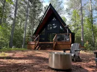 The Tiny Mansion: New A-Frame! Secluded, Great Getaway in Dahlonega!