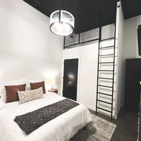 NEW!  The Flats - Industrial/modern loft within walking distance to downtown!