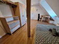 Large central apartment in Bielefeld for up to 8 people.