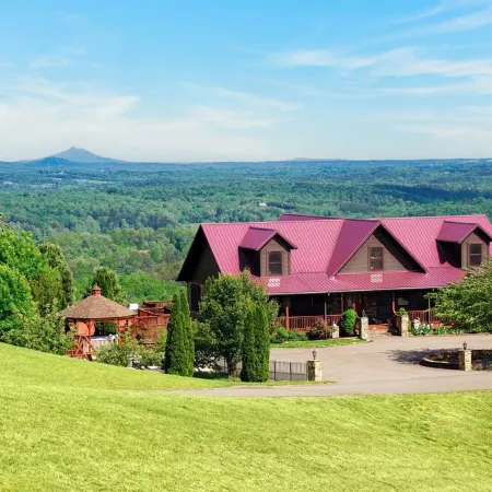 Huge 8BR Mountaintop Mansion, with Majestic Views,Oversized deck in Mt.Airy, NC.