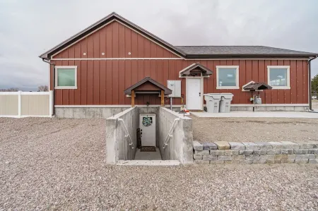 Chic Country Basement