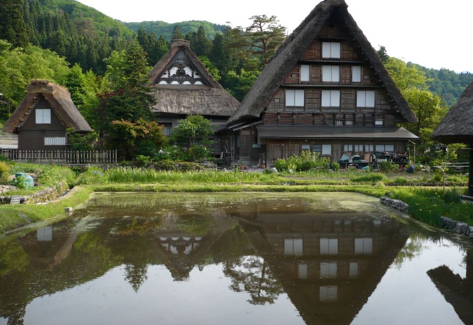 고카야마 아카오칸 온천 풍경