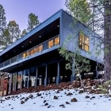 Le Cabin Noir LUX Alpine Retreat Spa BBQ