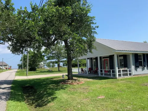 Ground level home steps from the beach in Waveland
