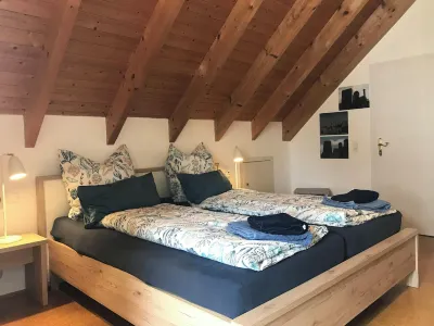 Apartment 90 square meters, open living area with WiGarten, 2 bedrooms, max 5 p. Hotels near Camping Park Gohren am Bodensee