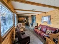 Lakeside lodging, fishing and recreation.