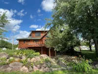 Charming 3,800 sq feet log house in Waupaca County.