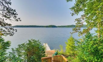 Lakefront Harrisville Cabin w/ Dock & Decks!