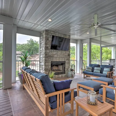 Boat Dock, Game Room! Multi-Level Osage Beach Home