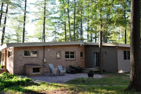 100' of Private Long Lake Frontage w/ Dock, Patio, and Amazing Sunsets!!!