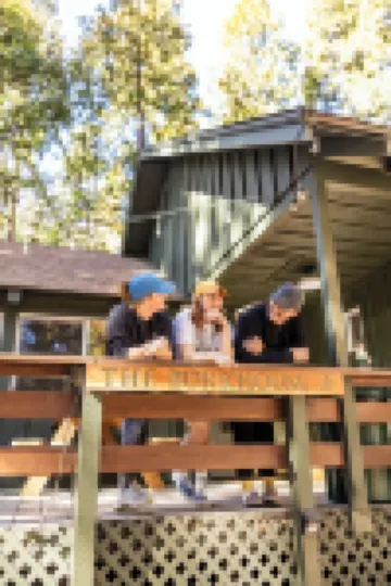 The Bunkhouse 1960's Camp Vibe + Timeless Wet Bar