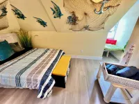 Cozy Attic-Style: 3min walk to Beach, Boardwalk & Convention Center
