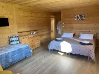 Individual chalet for 15 people