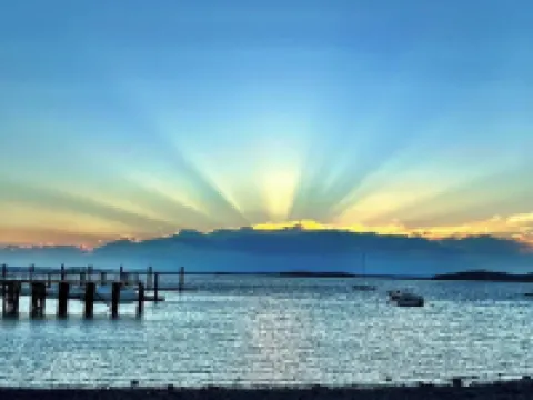 Enjoy Gorgeous Sunsets from Your Waterfront Beach House.