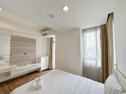 Restful and Good Location 1BR Apartment at Trillium Residence By Travelio