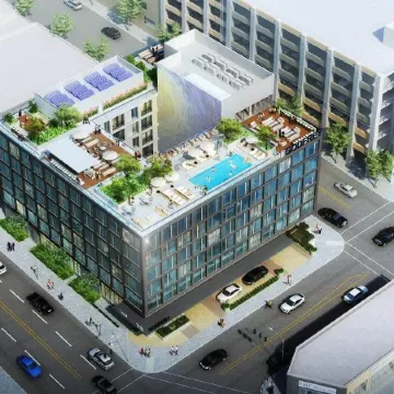 The Godfrey Hotel Hollywood Отели рядом с достопримечательностью «Фэрфакс»