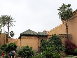 阿拉伯摩洛哥傳統庭院