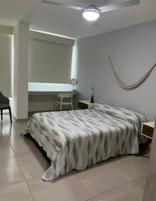 Beautiful Apartment Fully Equipped AC 6 People 3 Bedrooms Wifi Hotels near Centro Regulador de Transporte // Inntegra Multimodal, S.A. De C.V.