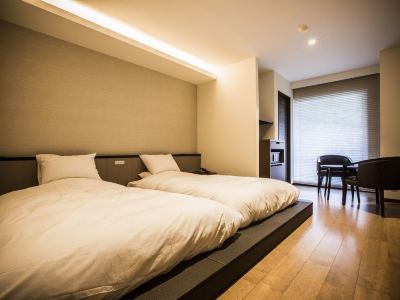 デラックスパノラミックツインルーム 湯元ニセコプリンスホテルひらふ亭の写真