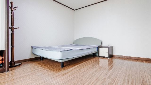 야간 펜션 전경