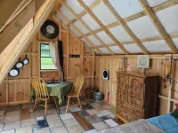 Waterfront Glamping Cabin On Private Blue Water Mountain Top Lake