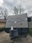 Fun Fly fisherman theme RV with AC Hotels near Marigolds Antiques & More