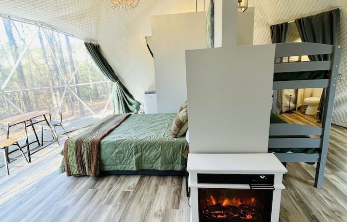 Charlotte Glamping Dome- Fawn and Fern Hideaway