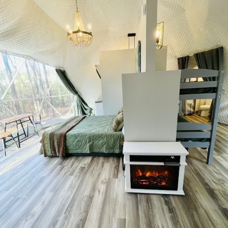 Charlotte Glamping Dome- Fawn and Fern Hideaway