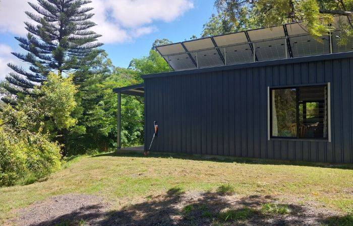 Private cottage on 40 acres with private creek and spectacular views.