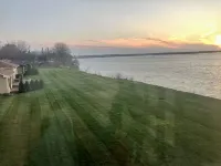 The Blue House with Lake Views