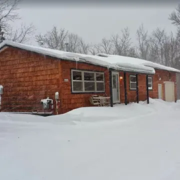 Right on the river and close to Lake Superior