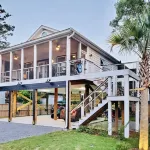 Luxury Beach Haven on Folly! Just 2 Blocks to both the Beach & Center St! Hotels near Folly Beach