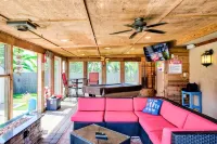 Charming private home - 2 miles to beach - heated saltwater pool & spa!