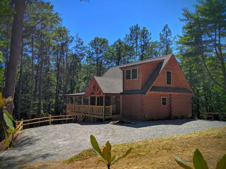 Cabin life near Asheville/Hendersonville. Secluded but still convenient escape!