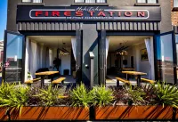 Hokitika Fire Station Boutique Accommodation Hotels near Hokitika Beach Sign