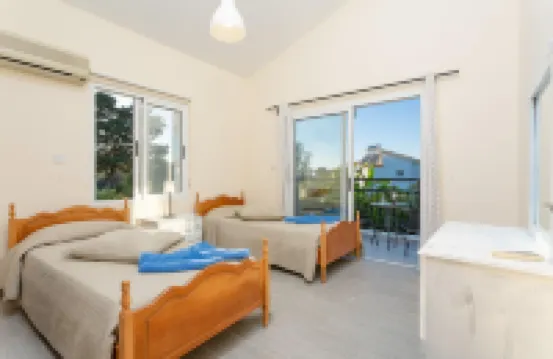 Sun Beach Villa Tria Large Private Pool Walk to Beach A C Wifi Car Not Required - 2282