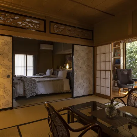Private Japanese Modern Onsen Villa Azumino Nagano