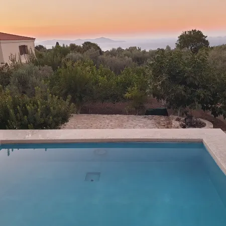 Chaihoutes Stone Villa into Olive Farm in Zia