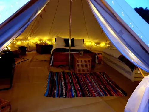 6 Guests - Bell Tent - Wood Stove - Views Hotel di Roxby