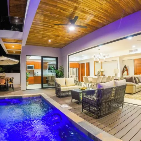 Brand New Luxury Villa on the South End of Jaco Beach, Steps from the Beach!