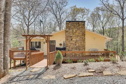'Sweetwater Bluff' Home on the Hiawassee w/ Views! - 3-Star