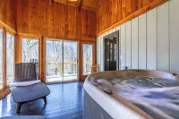 Spacious Chalet Near Stratton and Mt. Snow w/Indoor Hot Tub, Fireplace, Firepit