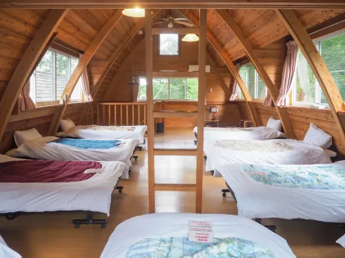 Bungalow Standing in the Forest