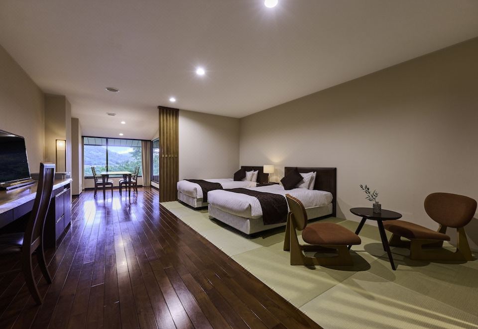 나가라가와 세이류 호텔의 야외 온천 혹은 사우나 시설