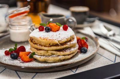 料理 プラハ マリオット ホテルの写真
