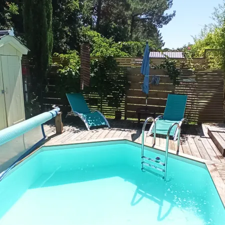 Gîte Timellen - Piscine Privée au Gite - 300m Golf de Cassy - 2Kms de la Plage