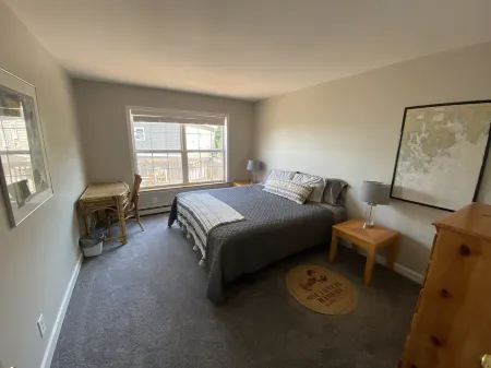 Ocean view 4 br, huge deck with grill, walk to town, pet friendly locally owned