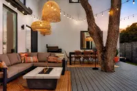 Modern Luxe South Lamar Retreat with Heated Pool, Game Room, and Outdoor Theater