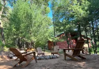 Private Log Cabin in 10 Acre Forest