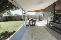 Centrally located 4Bedroom, 5 BEDs & 2Bath; Beautiful backyard